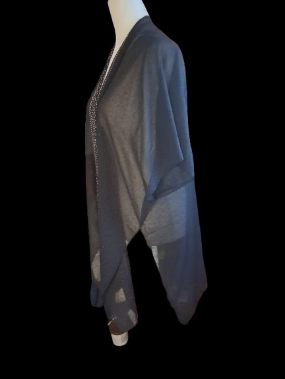 Luxury Evening Layering Piece ✨Jessica McClintock Sheer Rhinestone K
